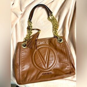 Valentino brown leather purse